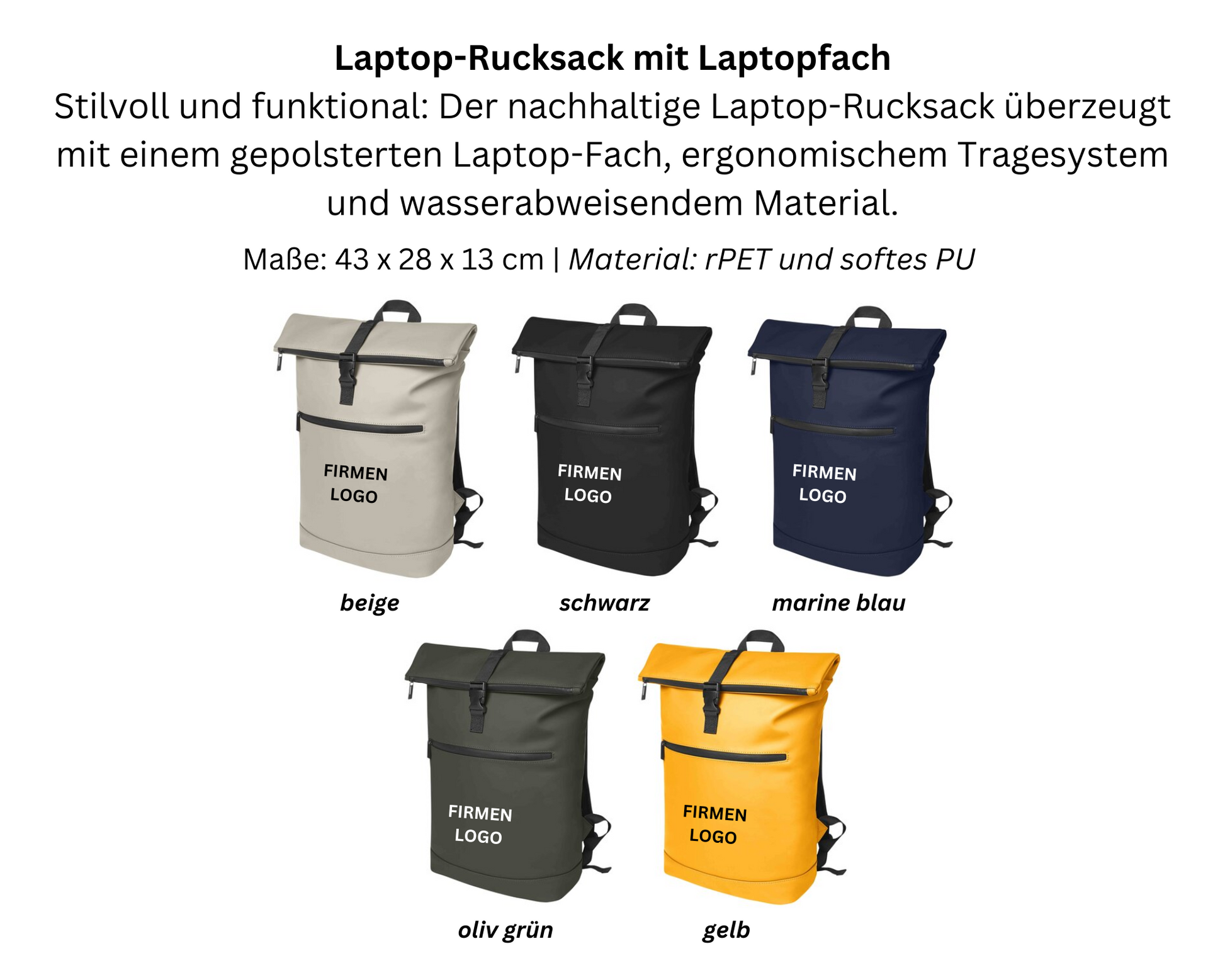 Laptop Rucksack nachhaltig 