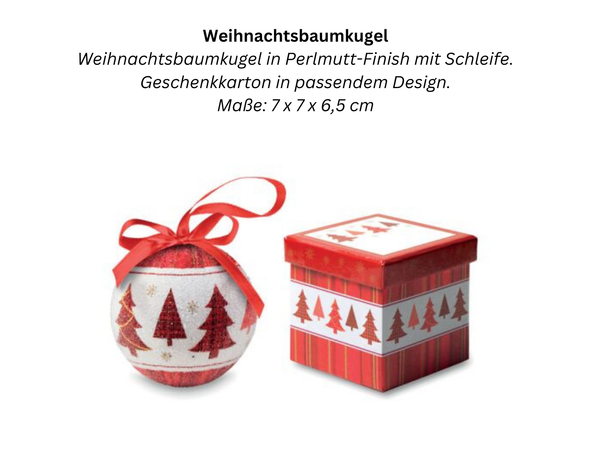 Layana Life Kleine Weihnachten Geschenkbox Mitarbeiter Kunden Geschäftspartner weihnachtsbaumkugel