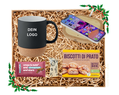 layana life geschenkbox tasse mit ladestation mitarbeiter kunden