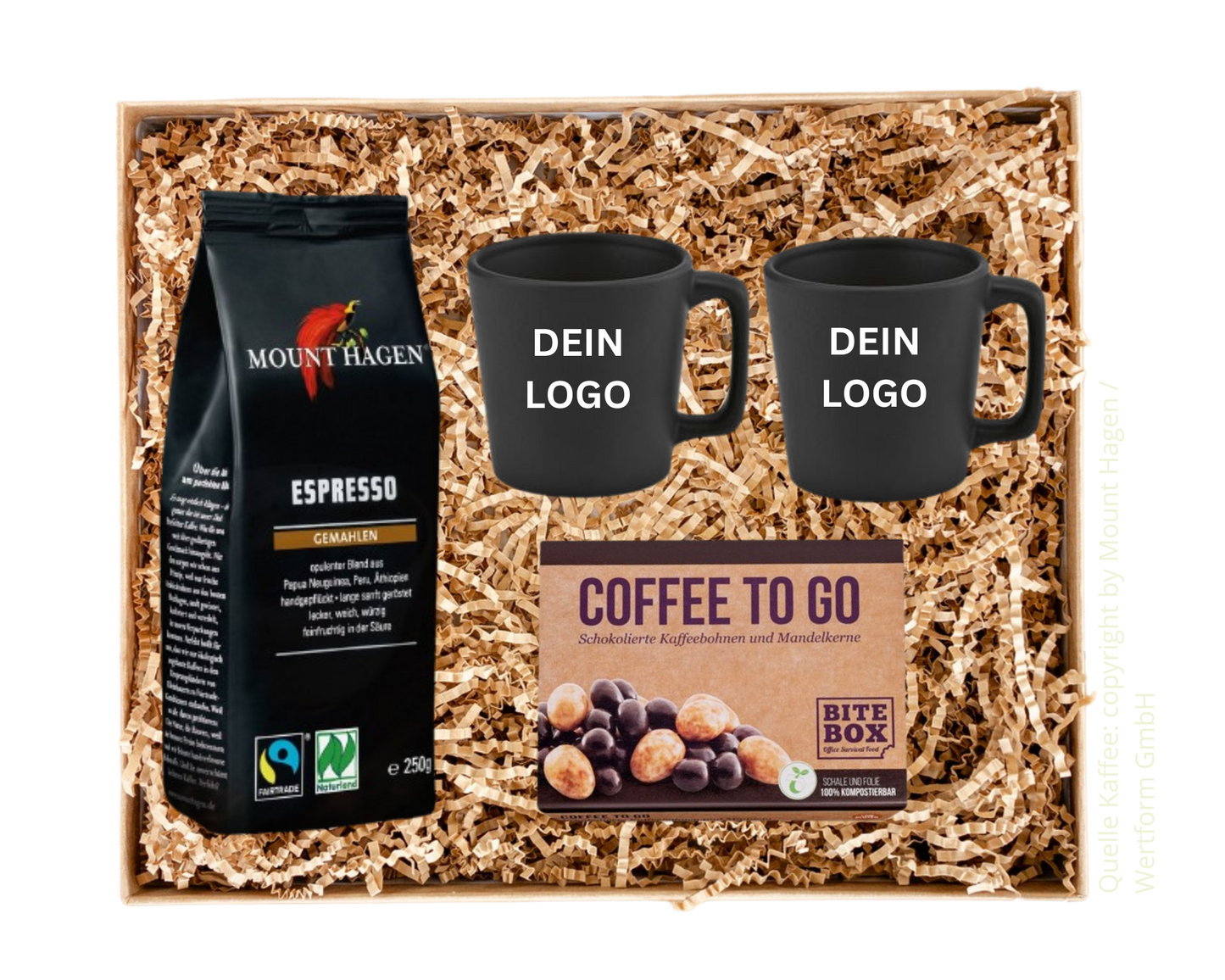 layana life geschenk mitarbeiter kunde geschäftspartner espresso tasse set schoko nachhaltig scharz