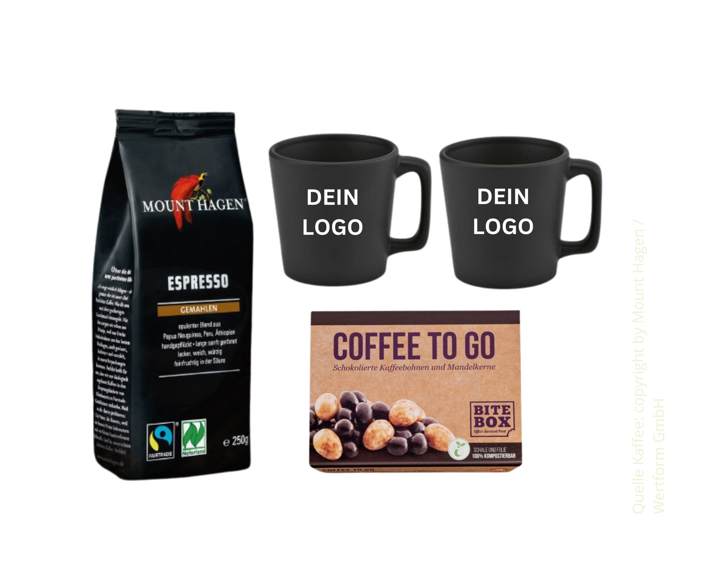 layana life geschenk mitarbeiter kunde geschäftspartner espresso tasse set schoko nachhaltig weiß